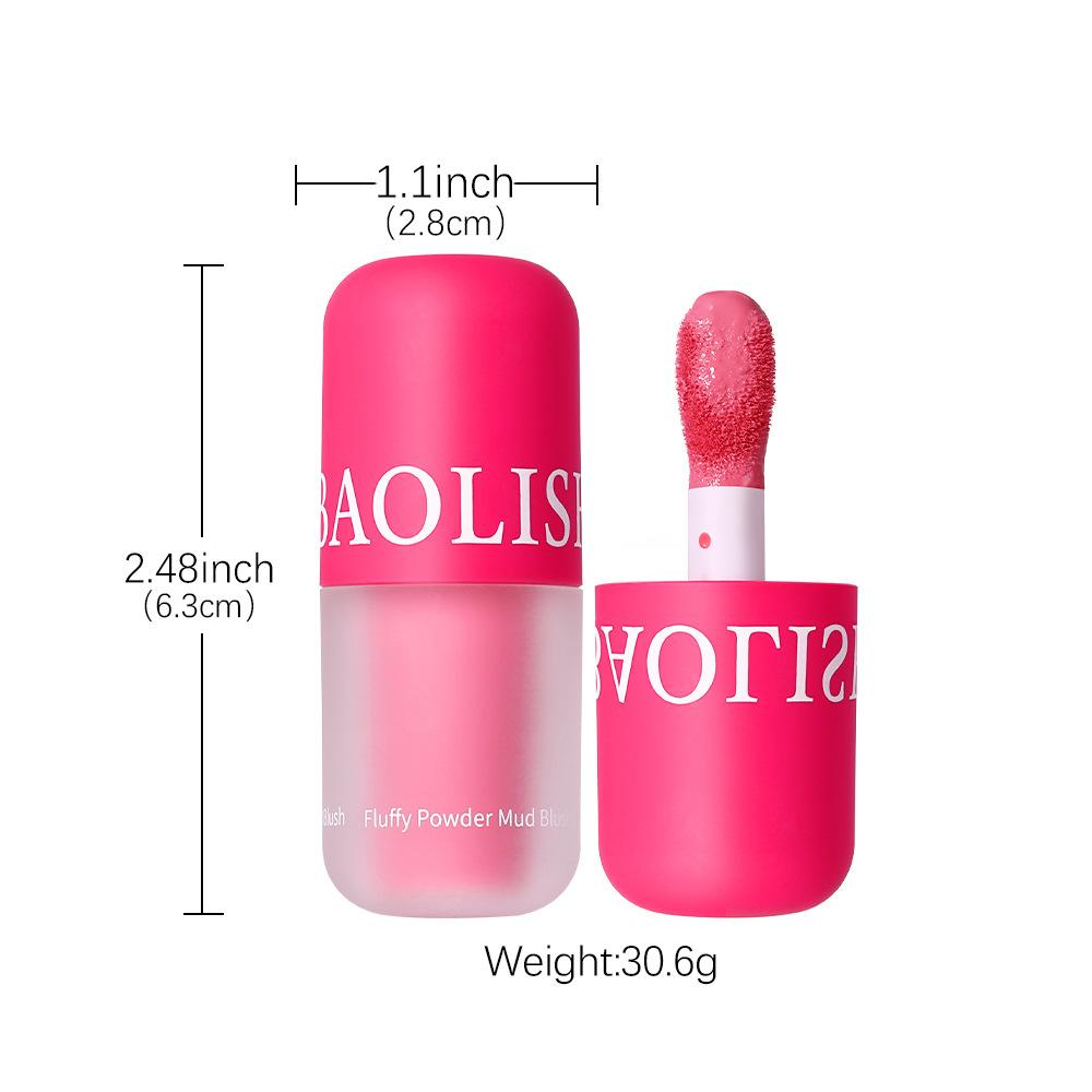 Румяна-кушон Розовые и Нежные Девичьи Румяна Натуральное Сияние Контур Жидкие Румяна Стойкие Не Осыпаются Контурная Косметика Макияж для Лица и Щек