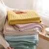 Multi-layer Gauze Blanket, Waffle Style Bed Sheets, Lunch Break Blanket, Air-conditioning Blanket, Summer Cooling Quilt, Multi-functional Blanket