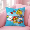 Fantasy Cute RRainbows BBrite Cushion Cover Pillowcase Short Plush Invisible zipper Room Sofa Cushion Cover