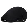 Unisex Spring/Summer Cotton Beret - Korean Style Thin Solid Duckbill Cap
