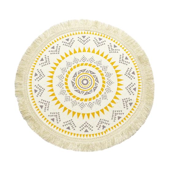 Коврик для чашки Yousheng Красивая тонкая работа Нескользящий богемный стиль Скандинавский стиль Теплоизоляция Полиэстер Хлопок Коврик для обеденного стола Подставка для подставок