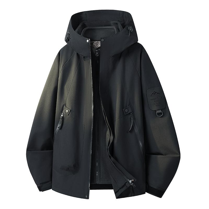 2518 three-in-one graphene liner couple jacket men and women windproof waterproof outdoor sports mountaineering suit group buying