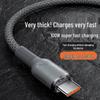 Сверхбыстрая зарядка 100 Вт, плетеный USB-кабель для устройств Apple, PD, Huawei