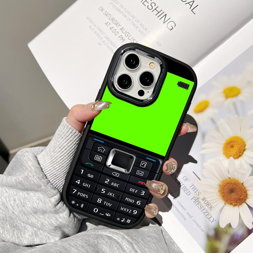 Ae95 ретро телефон дизайн художественные чехлы для телефонов Samsung A13 A32 A53 A04 A54 S24 FE S23 Ultra Infinix Hot 40i Huawei P30 металлический защитный чехол для камеры задняя крышка