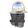 Medieval Byzantine Kettle Hat 16 Gauge with 9mm Flat Ring Riveted Chainmail Silver