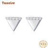 Танциз стерлингового серебра 925 пробы циркон серьги серьги-капли для женщин подарки на свадьбу