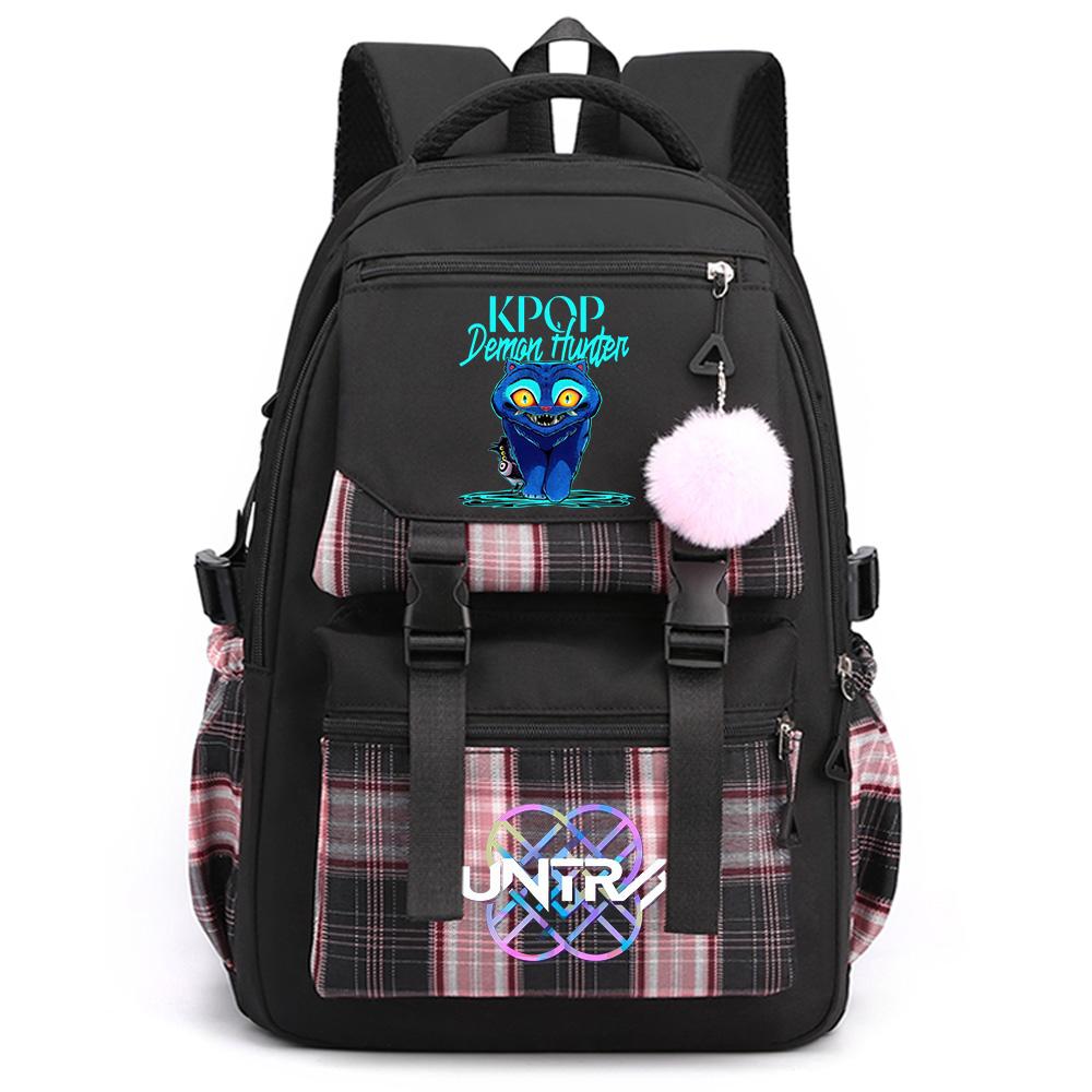 Anime Cartoon K-Pop Printed Large Capacity Backpack for Teenger Student Girl Boy Schoolbag Bookbag Kid Gift Women Waterproof Travel Bag Mochila