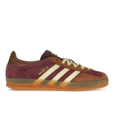 Кроссовки мужские Gazelle Indoor Maroon Preloved Brown Red Almost-Yellow JI0324