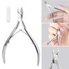 1PC Ergonomic Precision Cuticle Nipper & Ingrown Nail Trimmer Professional Manicure Cuticle Scissor Salon-Quality Nail Care Tool