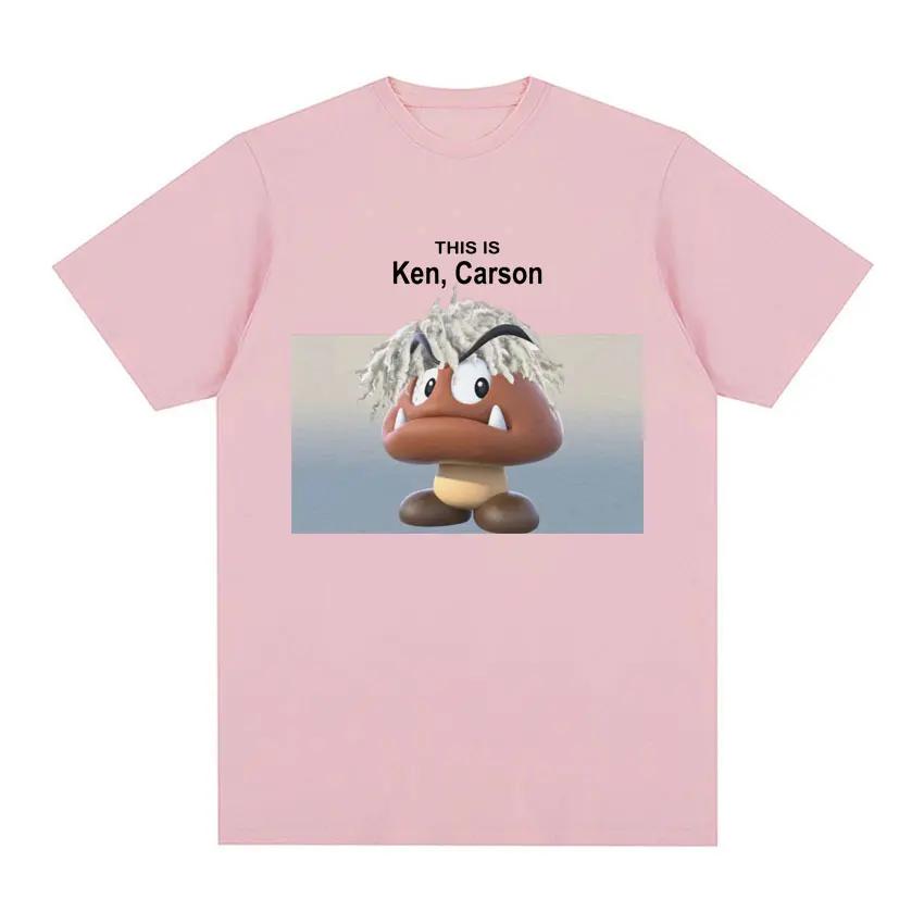 Funny This Is Ken Carson Meme Cartoon T Shirt Men's Clothing Vintage Cool T-shirt Unisex 100% Cotton Short Sleeve Tee Shirt Tops