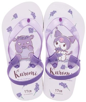 Пляжные сандалии Skate Kids Kuromi Flower Art Sanrio 17 см SDBE17-A