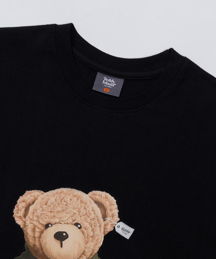 TEDDYISLAND Настоящий Тедди С коротким рукавом Черный