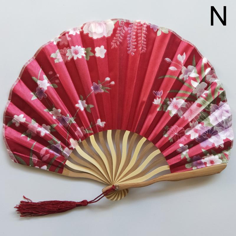 Ручные веера в китайском стиле с индивидуальным узором, шелковые бамбуковые складные веера, ручной свадебный веер, крутой веер с бамбуковыми цветами