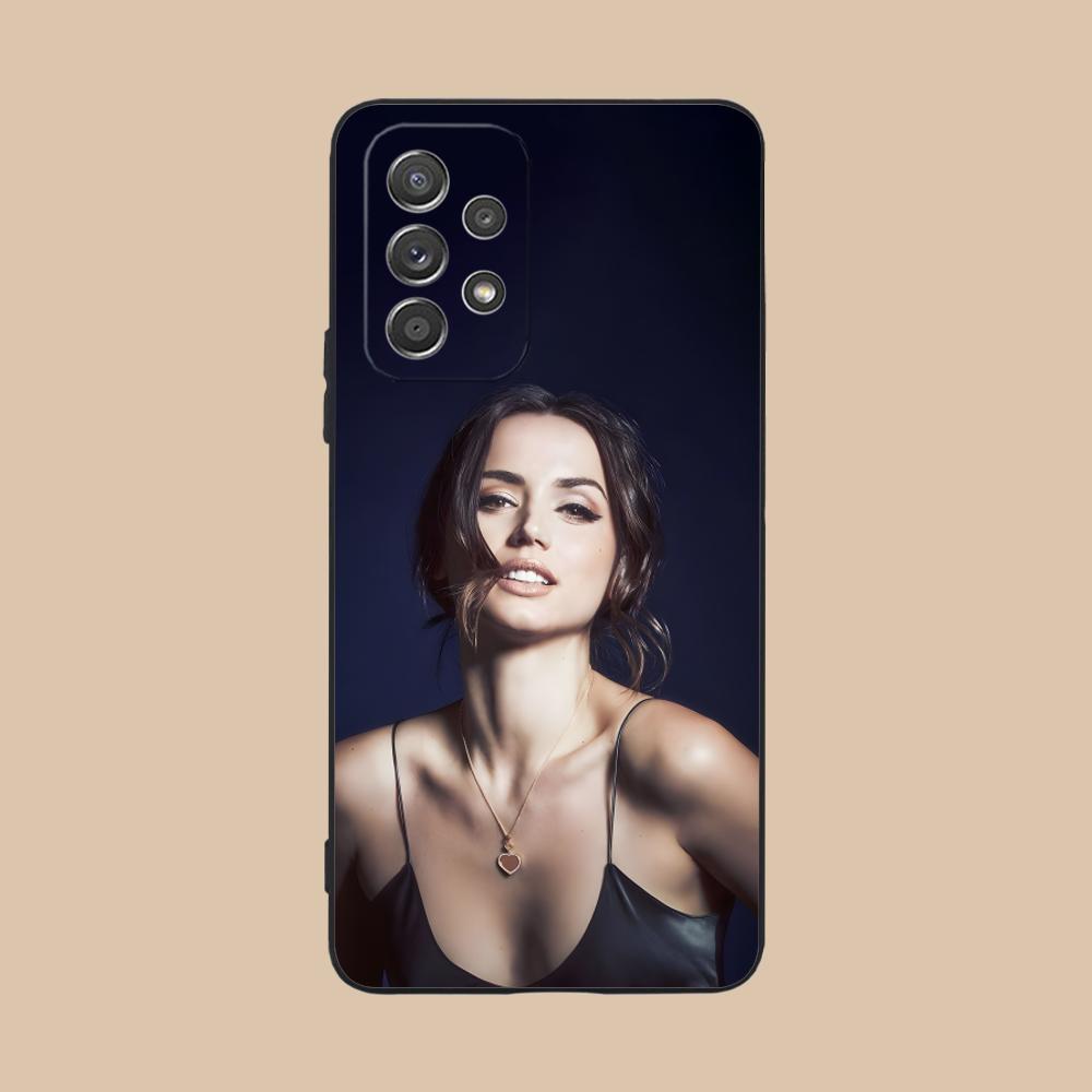 Матовый чехол из ТПУ с изображением Аны де Армас для Samsung Galaxy A56 55 54 53 52 51 36 35 34 23 16 15 5G, Цветная крышка