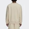 Adidas Originals Trefoil X Pharrell Williams Collaboration однотонный свитшот с круглым вырезом топы унисекс Off-White H58310