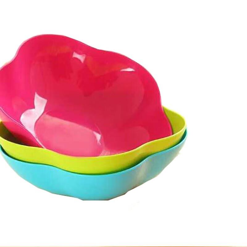 Homeglen Plastic Snack & Fruit Plate Set, Assorted Shapes