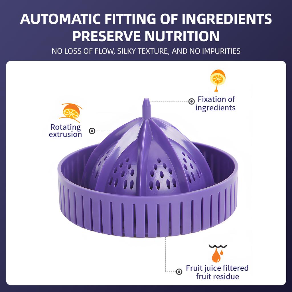 Электрическая соковыжималка для цитрусовых, перезаряжаемая через USB, автоматическая беспроводная соковыжималка для апельсинов с высоким выходом сока, соковыжималка