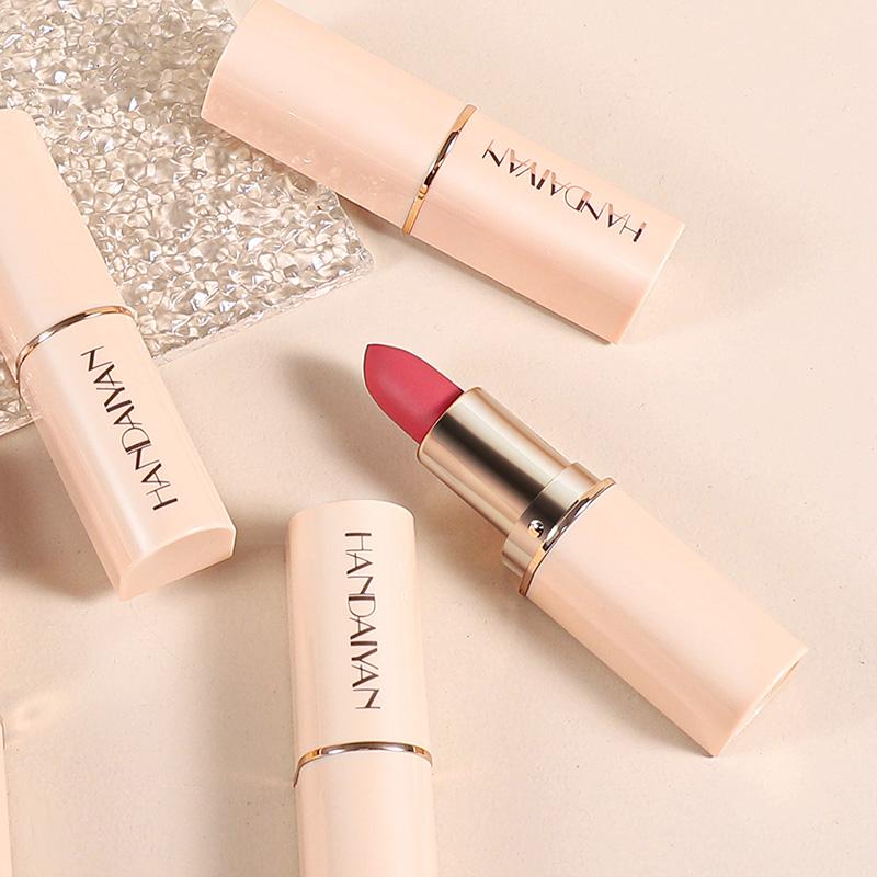 HANDAIYAN 8 Nude Velvet Lipstick Sexy Charm Texture Lipstick Водостойкая антипригарная матовая помада для губ