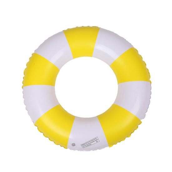 Детское кольцо для плавания, сильная плавучесть, красочный полосатый узор, утолщенные поплавки с защитой от опрокидывания, ПВХ, бассейн, вода, надувной плавающий круг, водная забавная игрушка