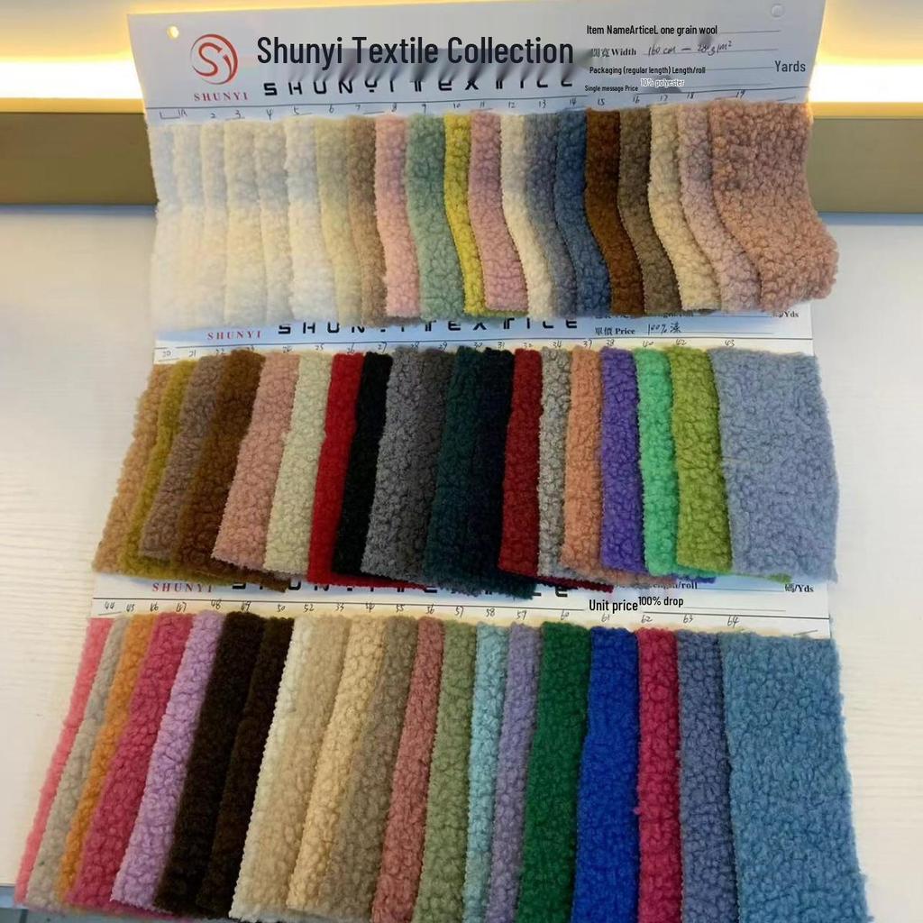 Гранулированный Шерстяной Плюш Вельвет - Алтайская Шерсть Ягненка Кашемир Модная Игрушка Материал для Обуви