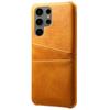 Для Samsung Galaxy S25 Ultra Чехол с двойными слотами для карт PU кожа+Твердый ПК Чехол для телефона