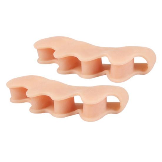1 Pair Gel Toe Spacers for Women Men Gel Foot Pain Relief Bunion Corrector Toe Separators for Overlapping Toes