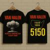 Винтажная футболка Van Halen Тур 1986 5150 Унисекс Все размеры S-5XL