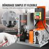 Automatic Wire Stripping Machine, 0.06''-1.18'' Electric Motorized Cable Stripper, 180 W, 60 ft/min Wire Peeler with Visible Stripping Depth