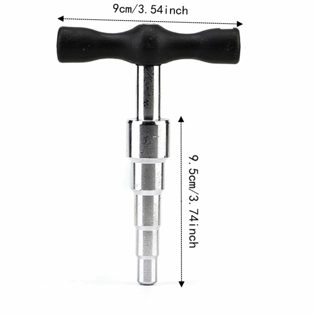 T Shape Handle Tube Enlarged Tool Non-slip Handle Aluminum Plastic Pipe Rounder Narrow Space