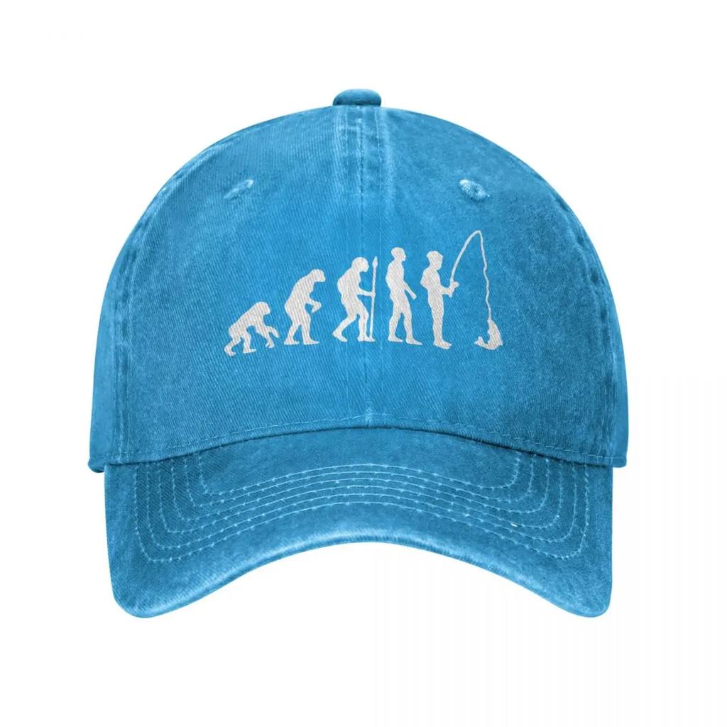 Повседневные бейсболки Snapback Hat Evolution Of Fishing Born Весенне-летняя кепка Fish Washed Washed Casquette Gorras Hip Hop