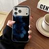 Чехол для телефона с узором из цветов темной лилии для IPhone 11 13 15 Pro 14 16 Plus 12 Pro Max 17Air, силиконовый мягкий прозрачный чехол-оболочка