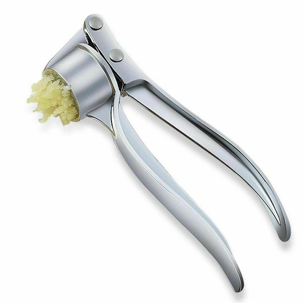 Garlic Press Crusher Mincer Chopper Peeler Squeeze Cutter Stainless Steel Ginger