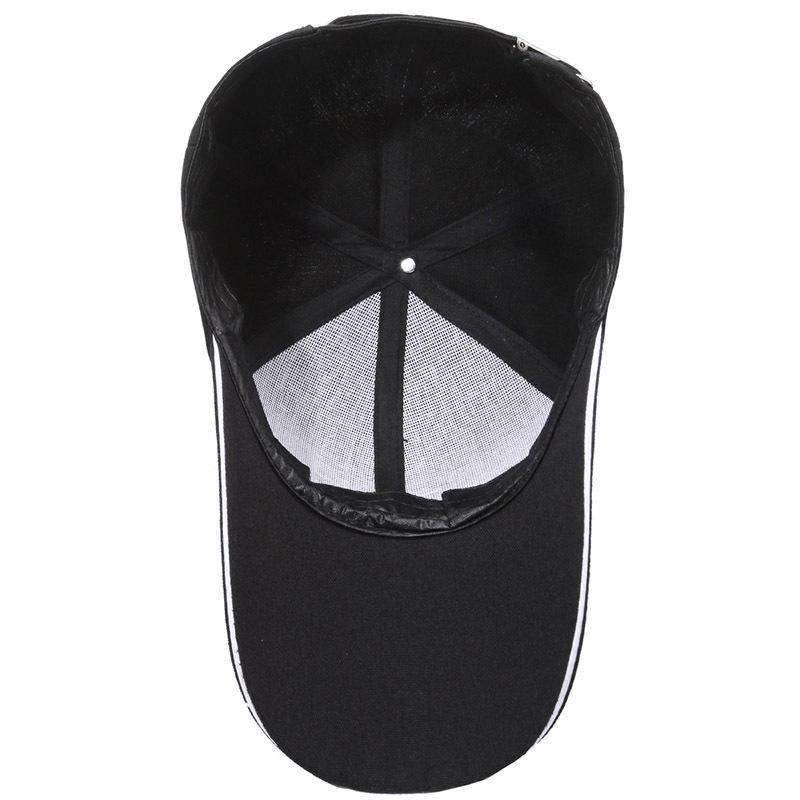 Men's Extra-Long Brim Outdoor Sunshade Baseball Cap with Print