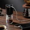 Маленькая электрическая кофемолка USB Type-C, кофемолка с керамическим сердечником для измельчения кофейных зерен, портативная кофемолка-измельчитель