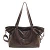 Retro High-value Bag Large-capacity Women's Bag 2025 Autumn New Shoulder Tote Bag Simple Commuter Armpit Bag