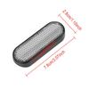 Electric Scooter Safety Front Reflective Tube ABS Night Warning Reflector Strip for Xiaomi 4 Pro Refitting Decorative Shell Part