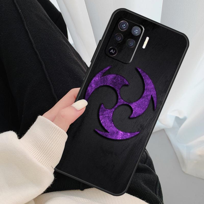 Genshin Impact Elements Case For Oppo A18 A38 A58 A78 A98 A80 A60 A40 A96 A76 A16 A94 A74 A54 A15 A17 A57 A77 A5 Pro