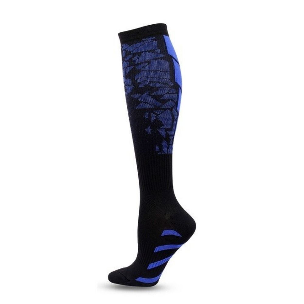 Spandex Compression Socks Polyester Running Nursing Socks Varicose Veins Recovery Flight Socks Men