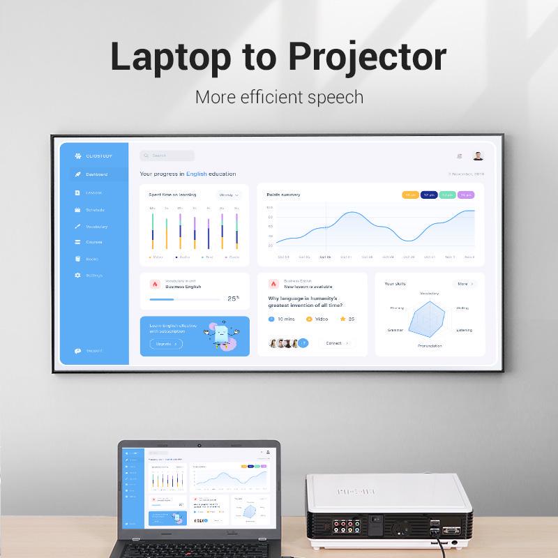 Vention HDMI-кабель 4K тонкий кабель HDMI-HDMI 2.0 для HDMI-разветвителя-удлинителя PS4/PS3 Apple TV HDTV-проектор 2.0 HDMI-кабель