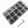 500PCS Universal RC Car Screw Kit with Hardware Fasteners for Axial, Redcat, HPI, Arrma, Losi, 1/8, 1/10, 1/12, 1/16 Scale RC Cars, Trucks, and Crawle