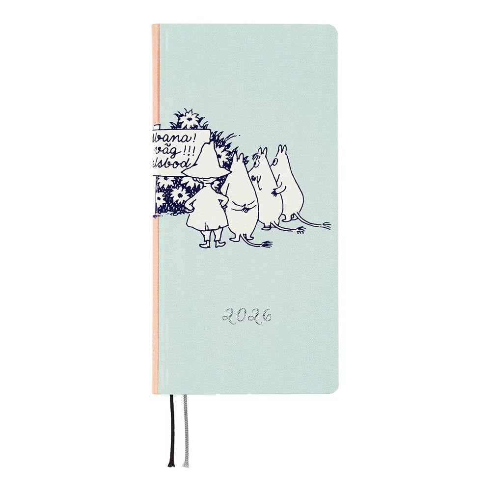 Hobonichi Techo 2026 Weeks Moomin Outdoor Dance Hall January Start Weekly Planner Weekly Left Slim