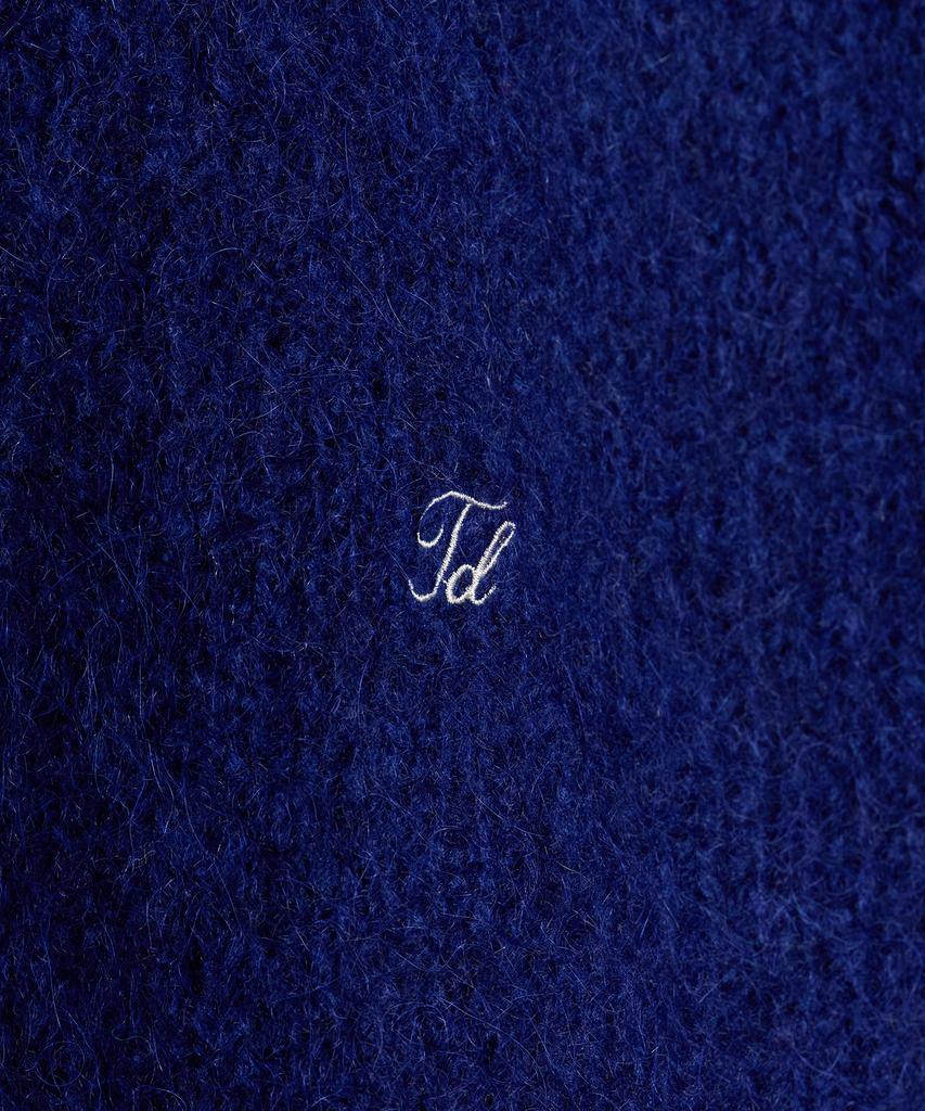 TTUDEMENT Alpaca Round Pullover Blue