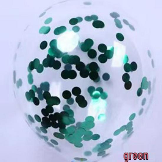 12-дюймовые прозрачные латексные шары с конфетти и блестками для свадеб, дней рождения и праздничных торжеств