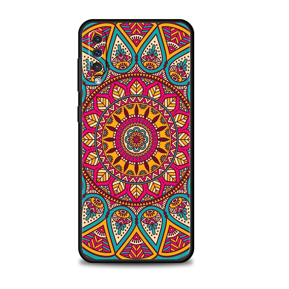 Phone Coque Mandala Flower Totem For Samsung Galaxy A70 Note 20 Ultra 10 A20e A20s A30 A50 A40 A10s A10 A42 5G Style Covers