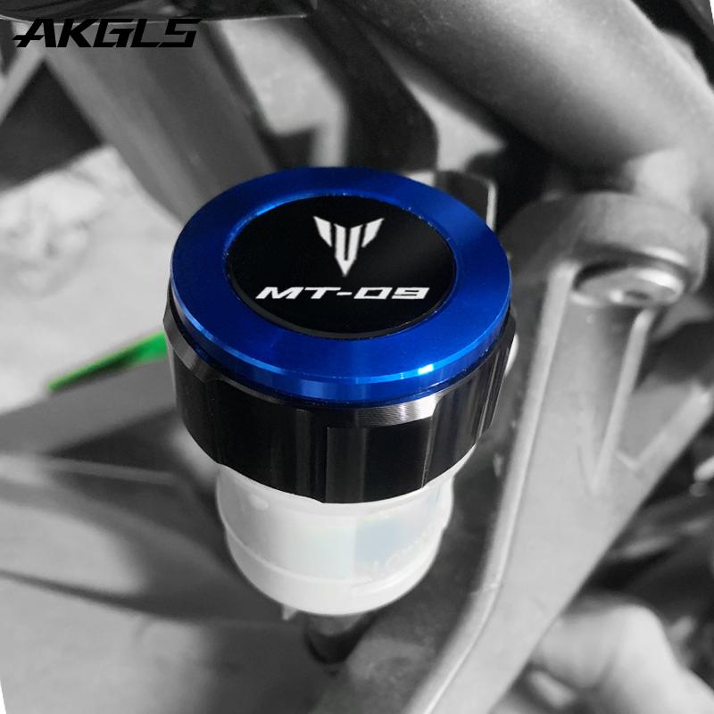 Front and Rear Brake Fluid Reservoir Caps and Rear Brake Reservoir Cover Accessories For Yamaha MT09 Mt-09 MT 09 SP