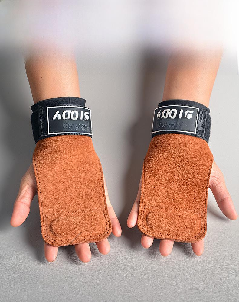 Пояс для подтягиваний и противоскользящие перчатки для фитнеса с защитой запястья