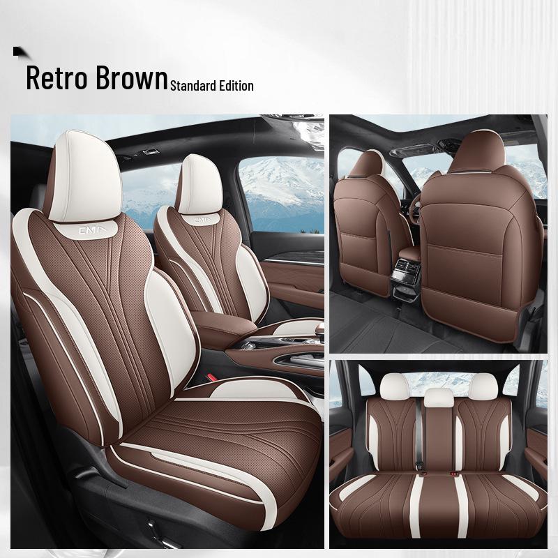 Всесезонная полностью кожаная подушка для сиденья автомобиля для Xingyue L, пятиместная модель