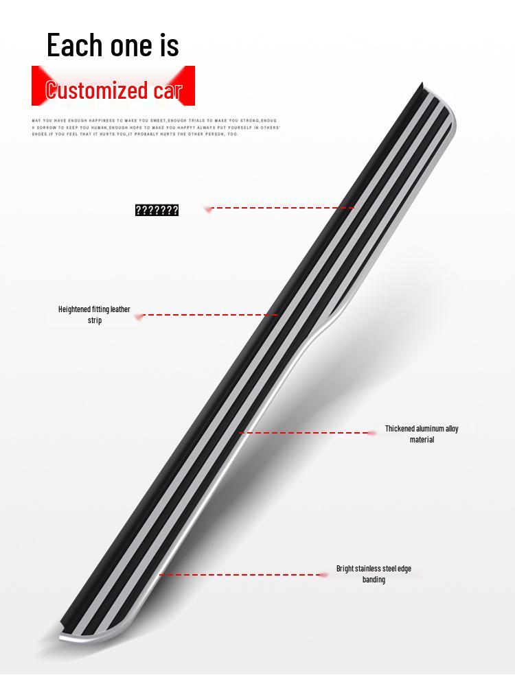 Compatible Foot Pedals and Side Steps for Wildlander/RAV4, Fenglander, Sharplander