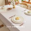 Lambskin Tablecloth Waterproof And Oil-Proof Leave-In Household Rectangular Dining Table Tablecloth Light Luxury High-End Coffee Table Cloth