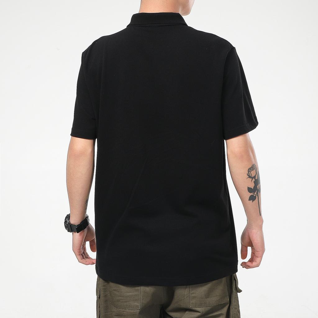 Puma Solid Color Casual Sports Short Sleeve Polo Shirt Men Tops Black 656579-03